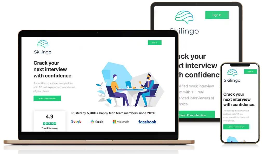 Skilingo screen